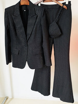 Alma - Glitzer-Blazer-Set