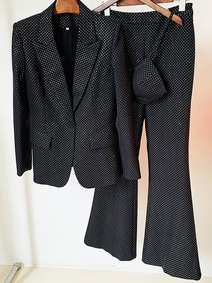 Alma - Glitzer-Blazer-Set