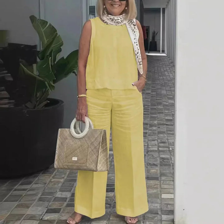 Nina - Leinenset mit weiter Hose