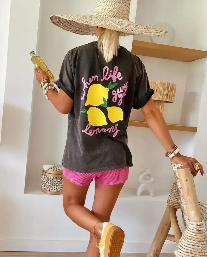 Zoe - Baumwoll-Top