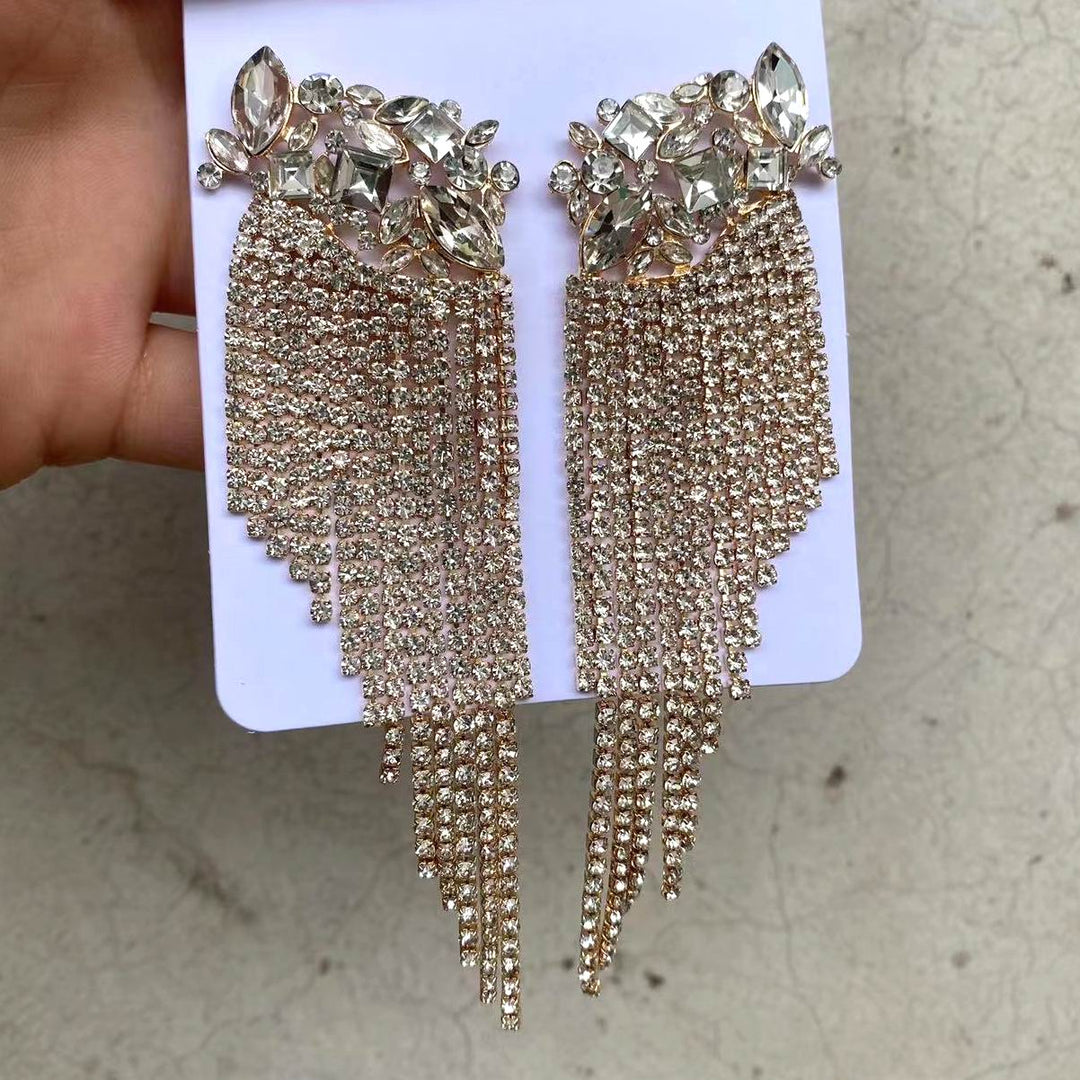 Ute - Strass-Ohrringe