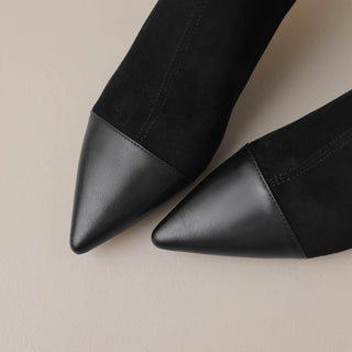 Ruth - Gefütterte Lederstiefel