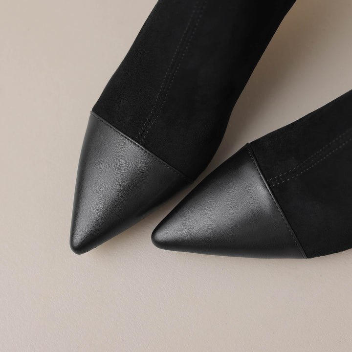 Ruth - Gefütterte Lederstiefel