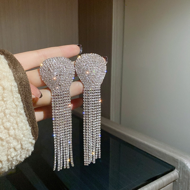 Ute - Strass-Ohrringe