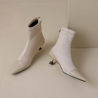 Ruth - Gefütterte Lederstiefel