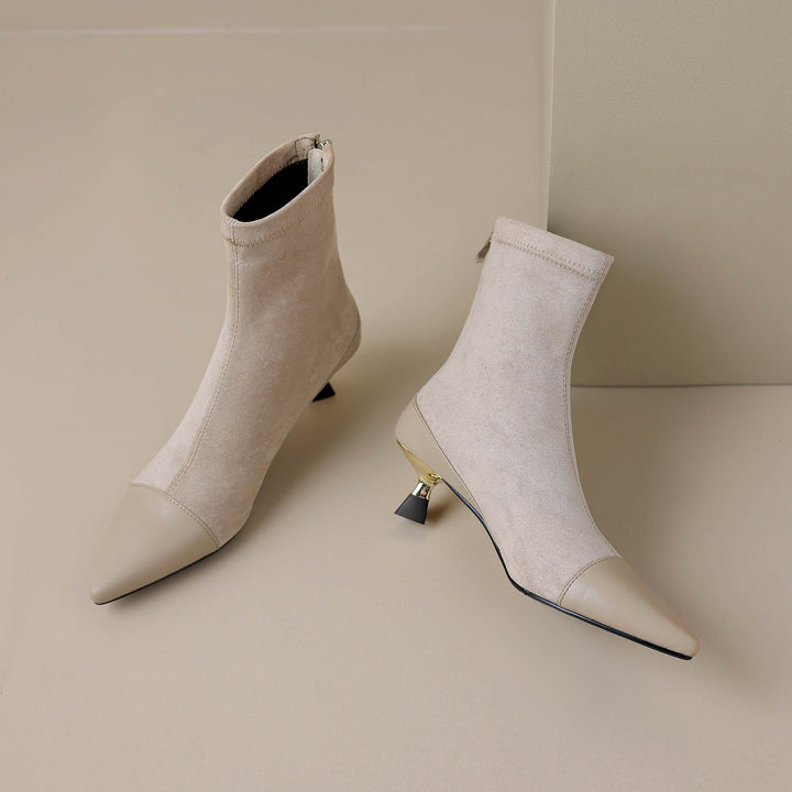 Ruth - Gefütterte Lederstiefel