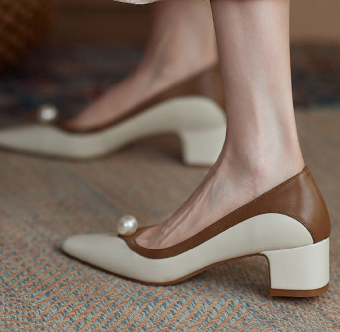 Hertha - Slipper mit Absatz