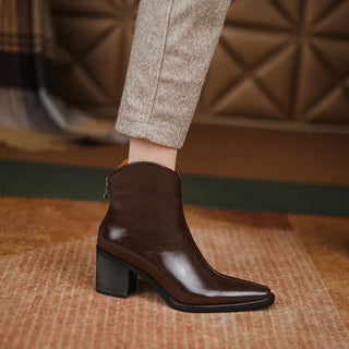 Dana - Spitze Lederstiefeletten