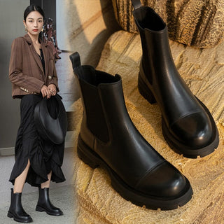 Tanja - Lederstiefeletten
