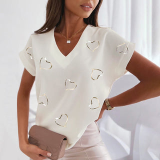 Brigitte - V-Ausschnitt-Shirt