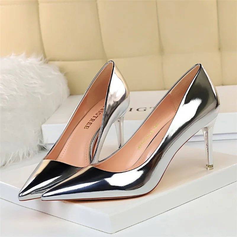 Natalie - Glitzer-Pumps