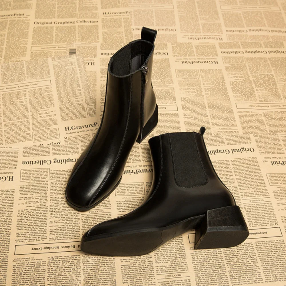 Paula - Lederstiefeletten