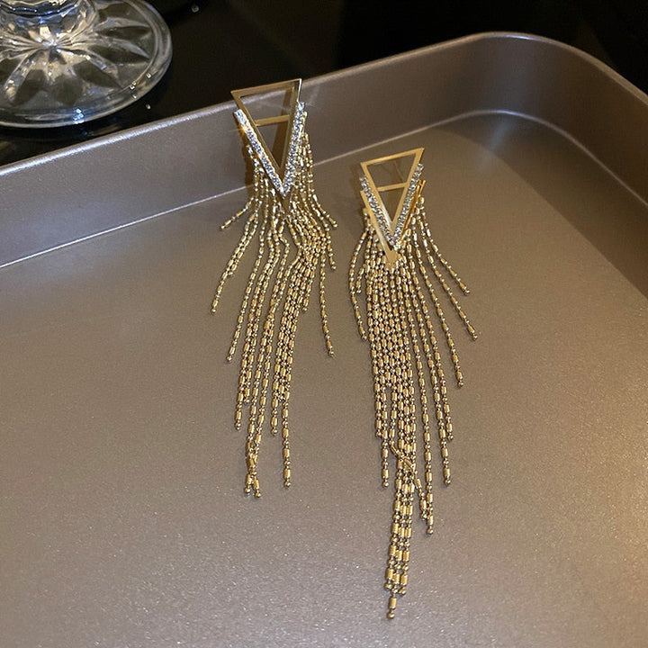Ute - Strass-Ohrringe