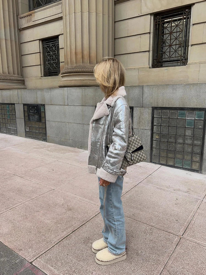 Sandy - Jacke mit Kunstfell