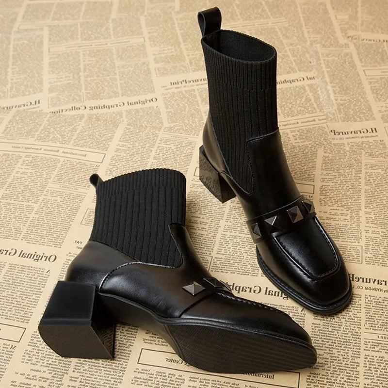 Ilka - Stiefeletten mit Nieten