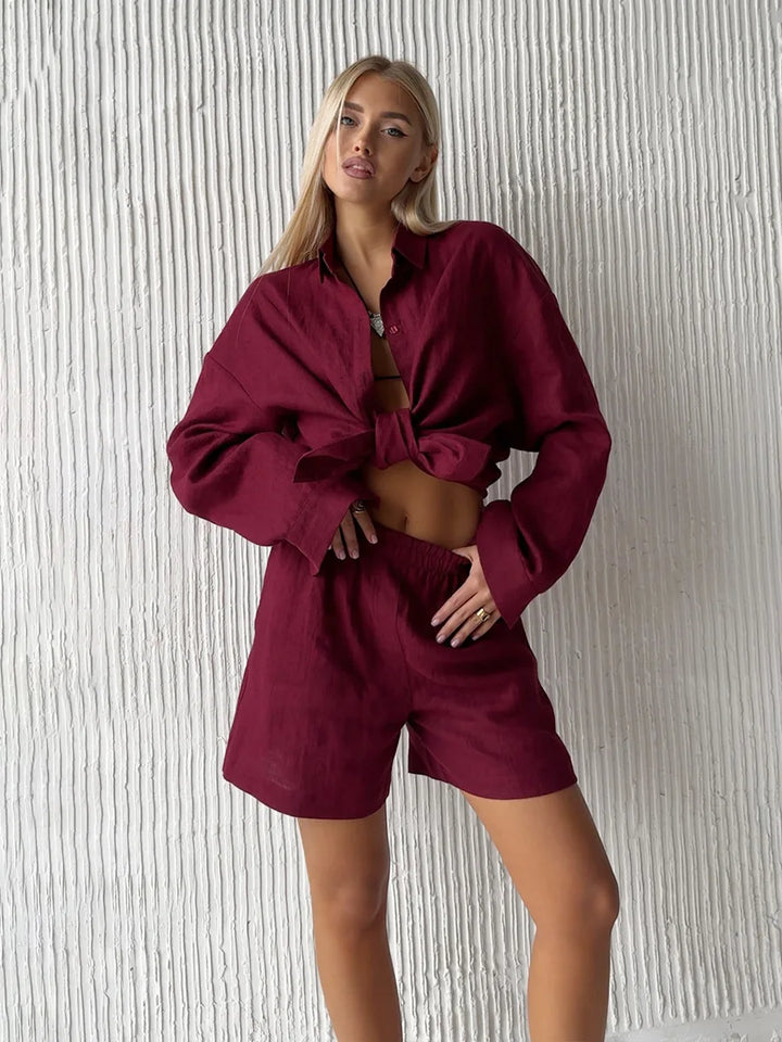 Emely - Baumwollset mit weiter Hose