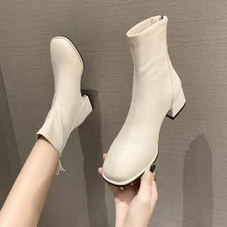 Sabine - Stiefeletten mit Blockabsatz