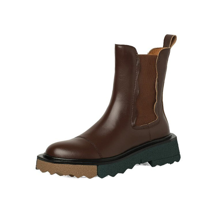 Tina - Wadenhohe Lederstiefel