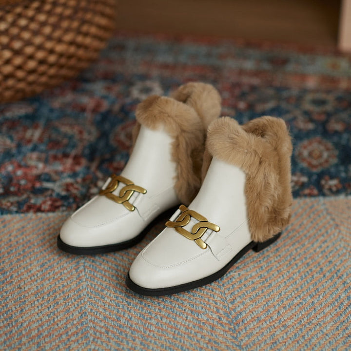 Kerstin - Slipper mit Fell