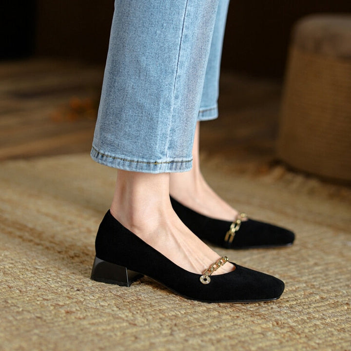 Lene - Lederslipper