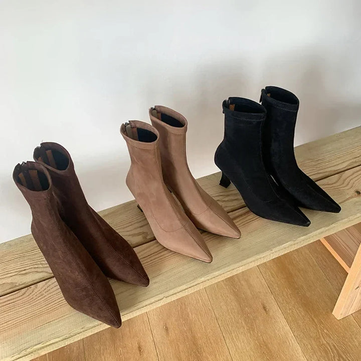 Nadja - Stiefel in Wildlederoptik