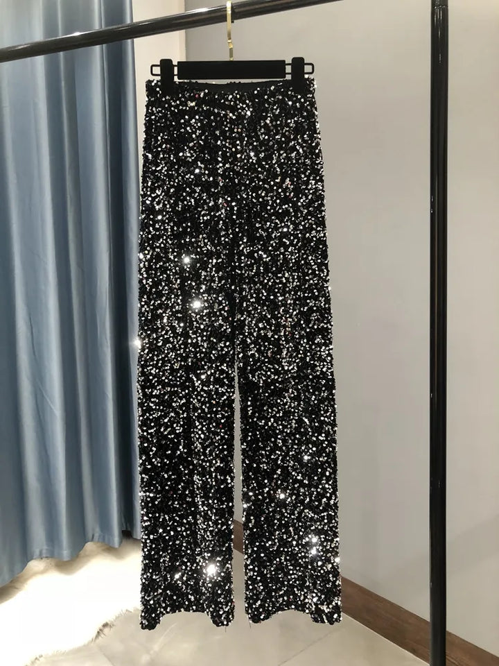 Svenja - Weite Paillettenhose