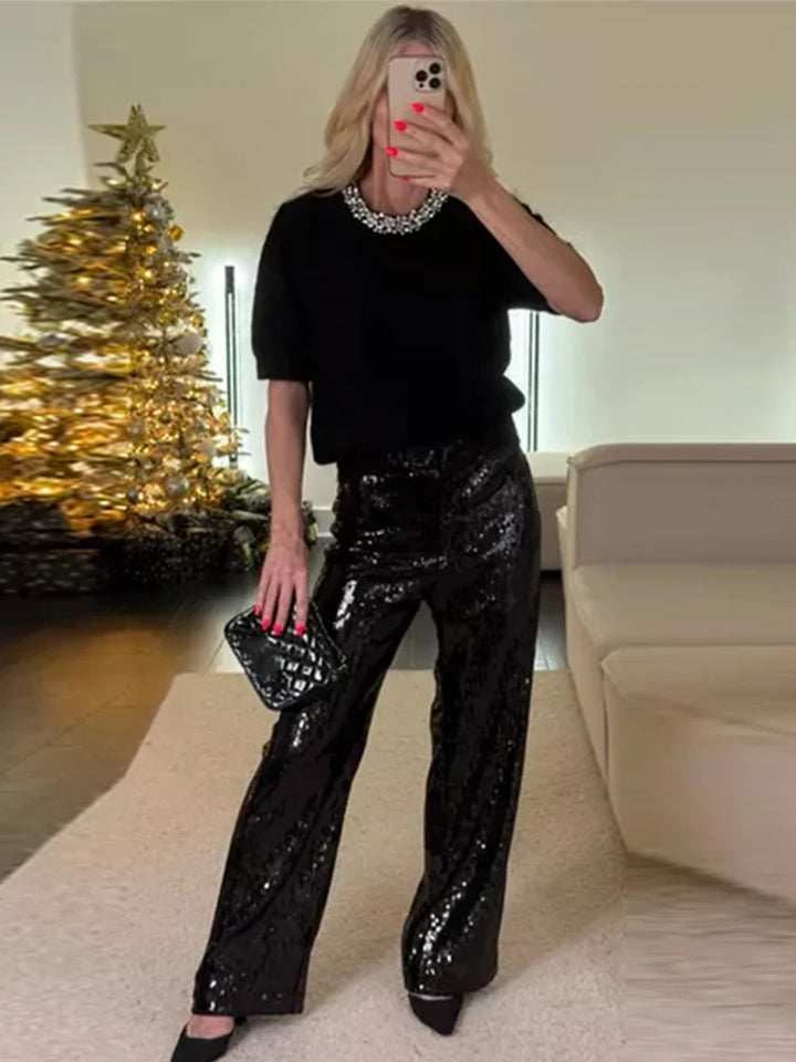 Elfriede - Paillettenhose
