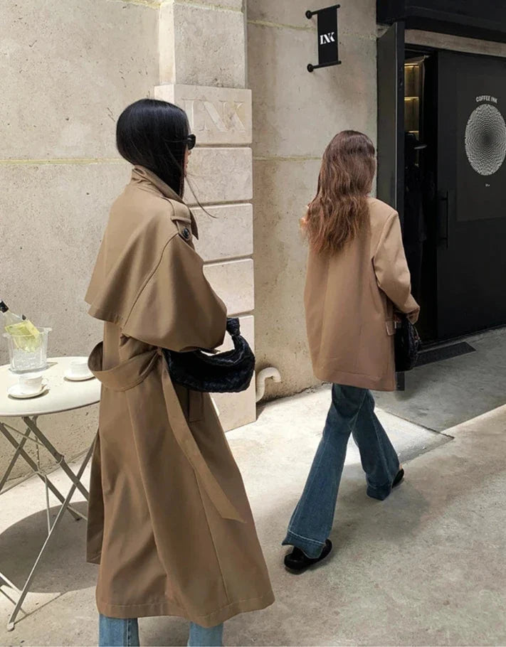 Malin - Zweireihiger Trenchcoat