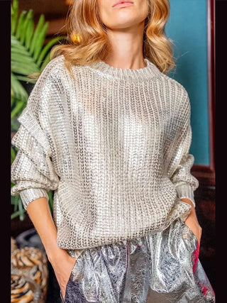 Frieda - Grobstrick-Pullover