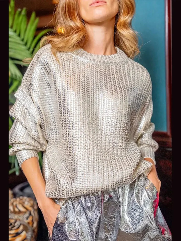 Frieda - Grobstrick-Pullover