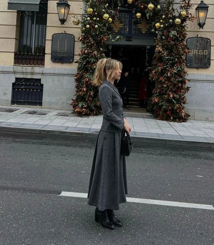 Marie - Baumwollset mit Hemdbluse