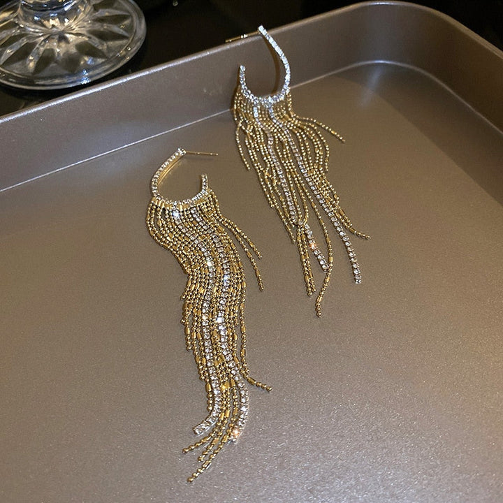 Ute - Strass-Ohrringe