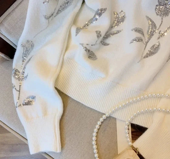 Viktoria - Paillettenpullover