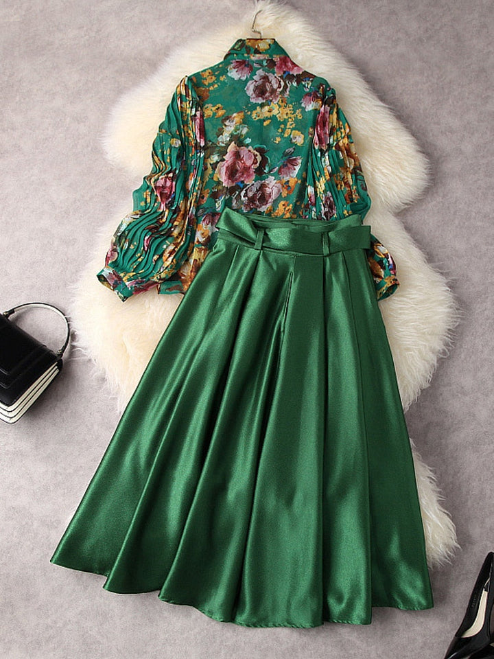 Irmgard - Elegantes Set mit Gürtel