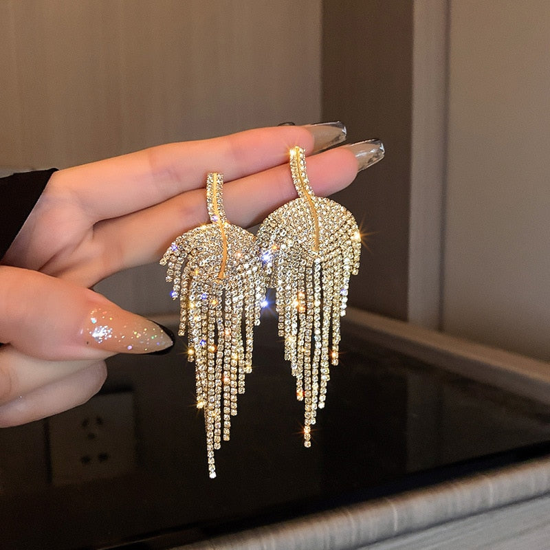 Ute - Strass-Ohrringe