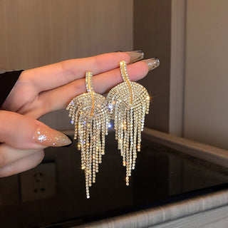 Ute - Strass-Ohrringe