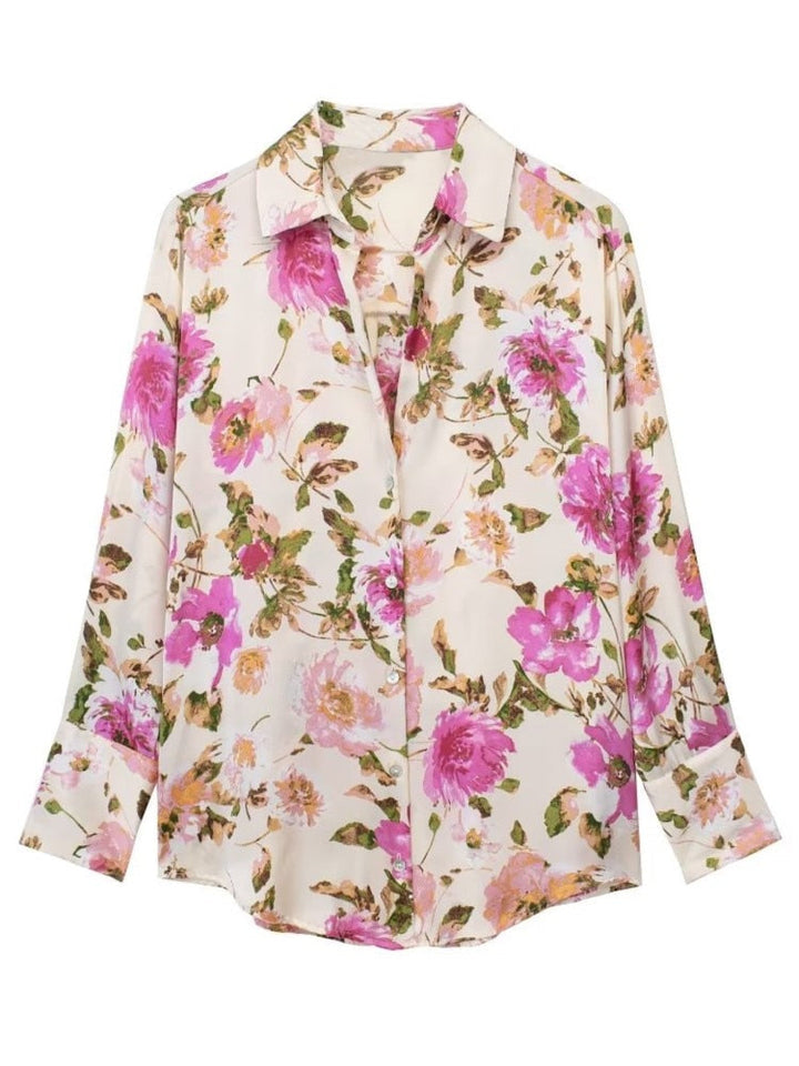 Bettina - Satinbluse