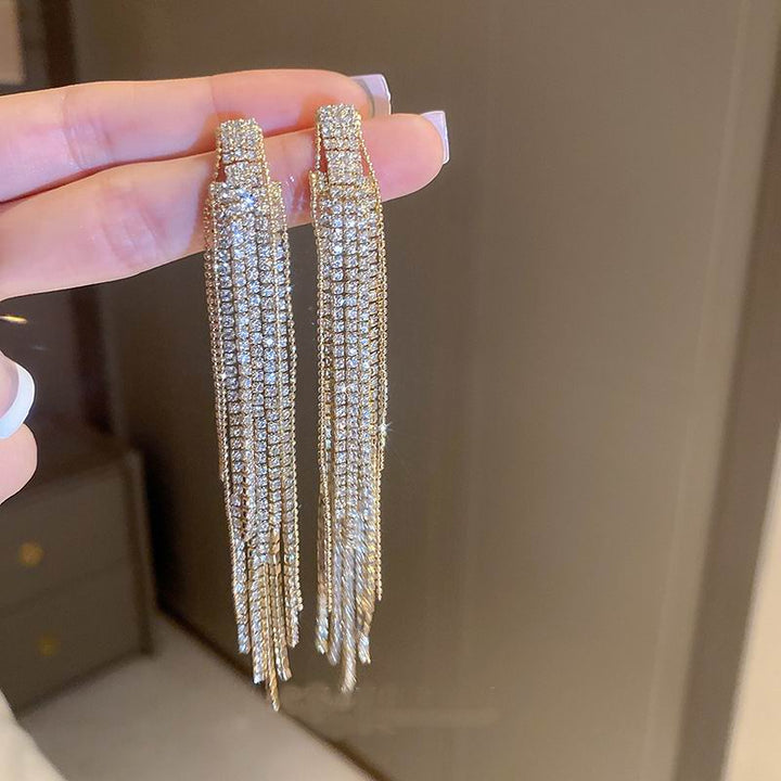 Ute - Strass-Ohrringe