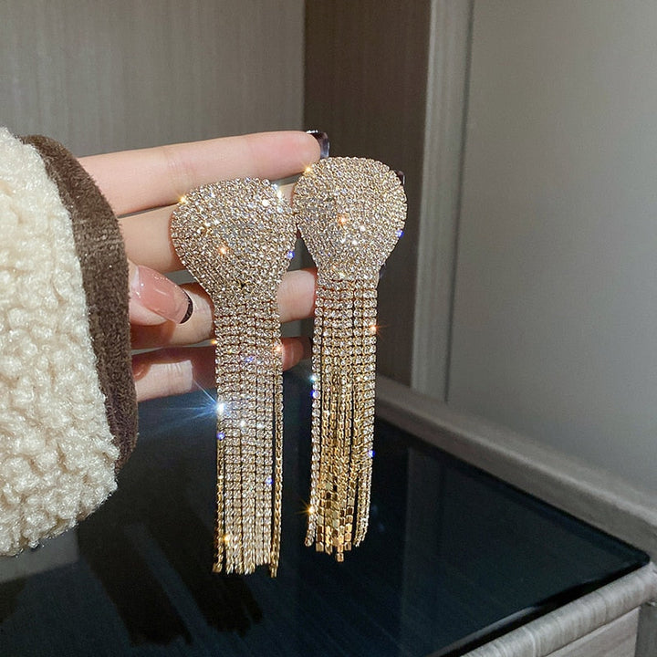 Ute - Strass-Ohrringe