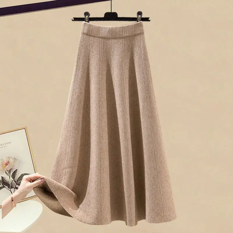Tina - Strickset mit Rock