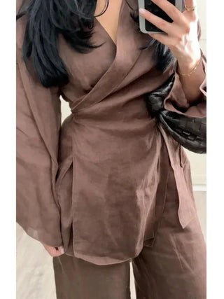 Luisa - Leinenset mit weiter Hose