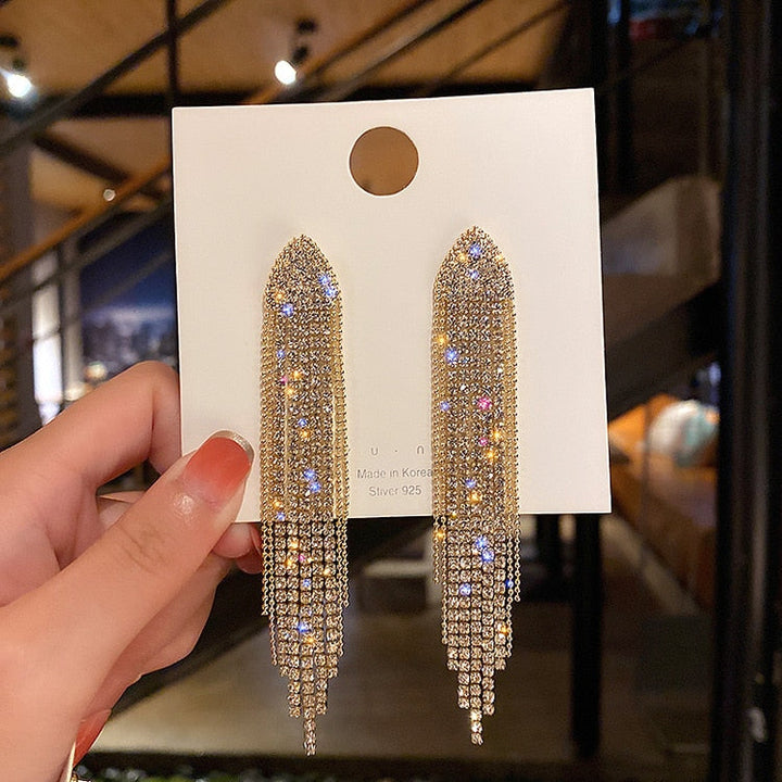 Ute - Strass-Ohrringe