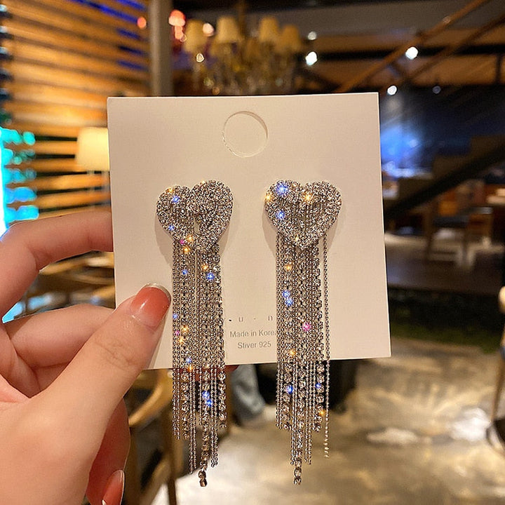 Ute - Strass-Ohrringe