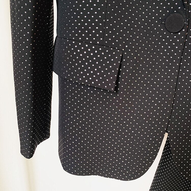Alma - Glitzer-Blazer-Set
