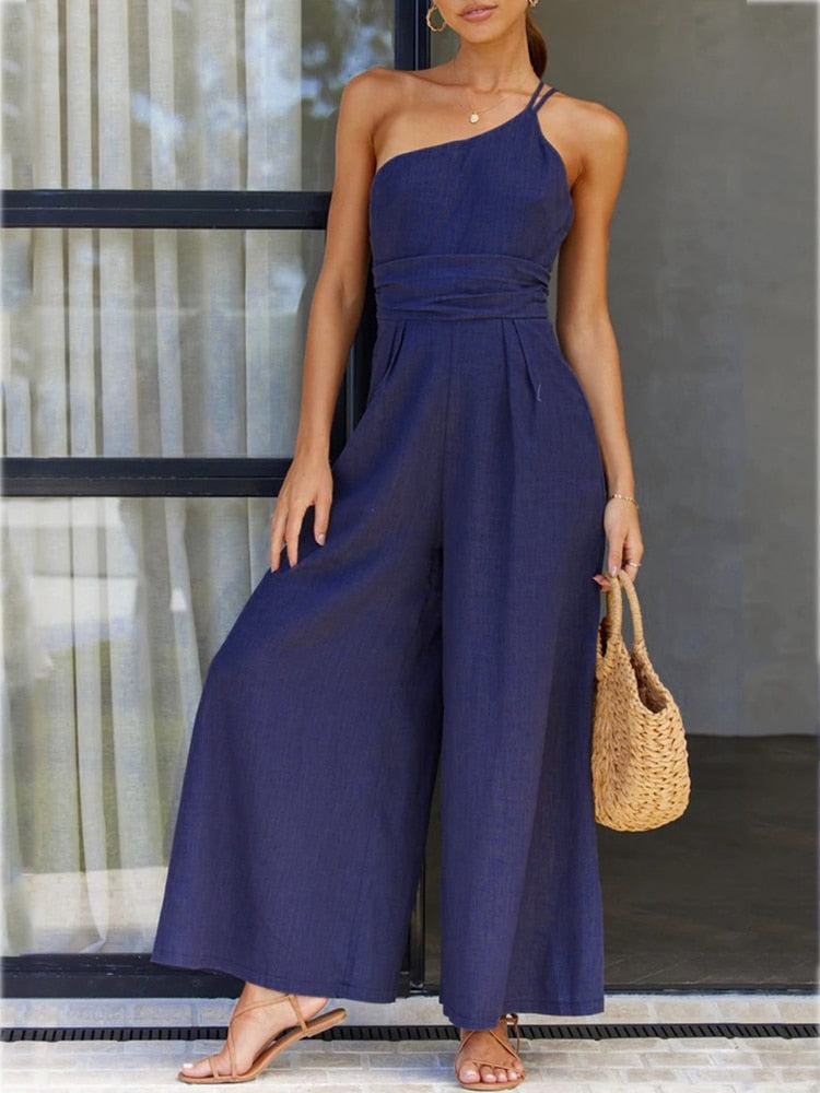 Thea - Leinen-Jumpsuit