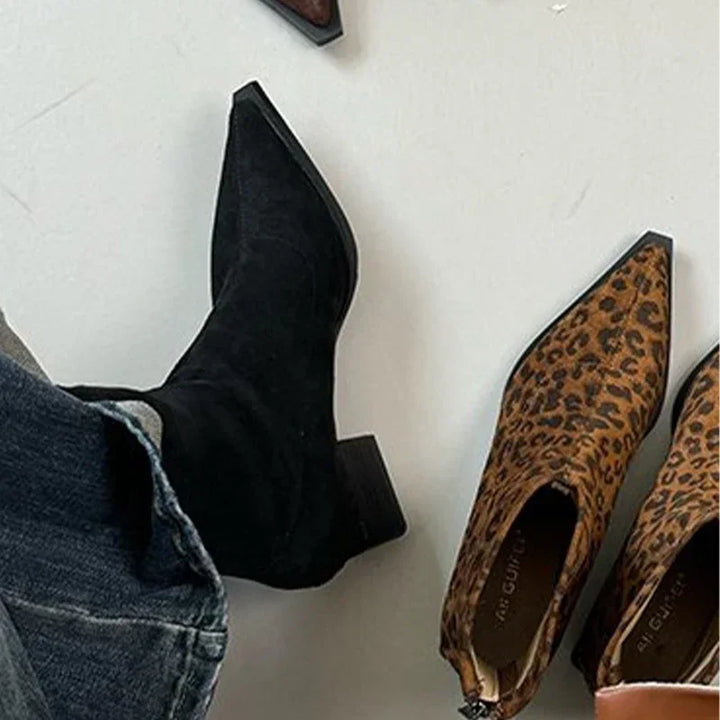 Sophie - Stiefeletten im Leoprint