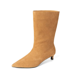 Hilde - Velours-Stiefeletten