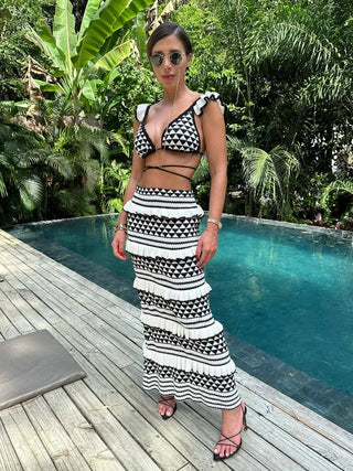 Alina - Set mit langem Rock