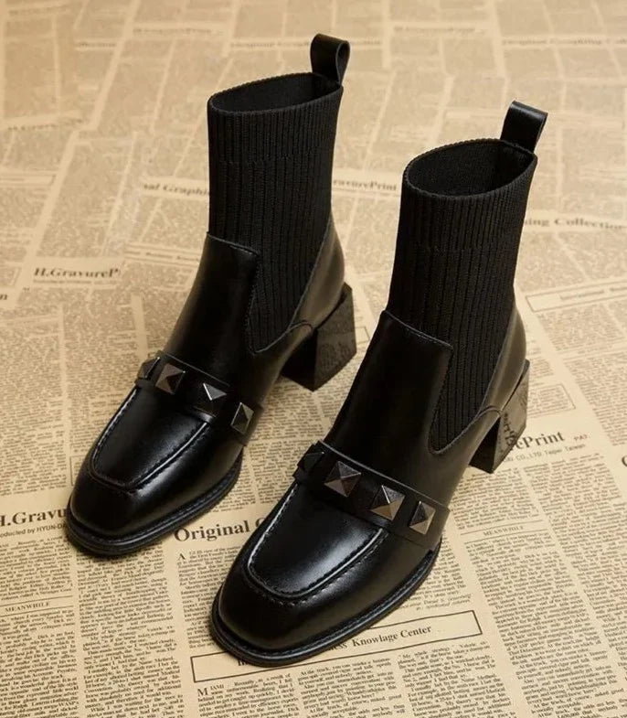 Ilka - Stiefeletten mit Nieten