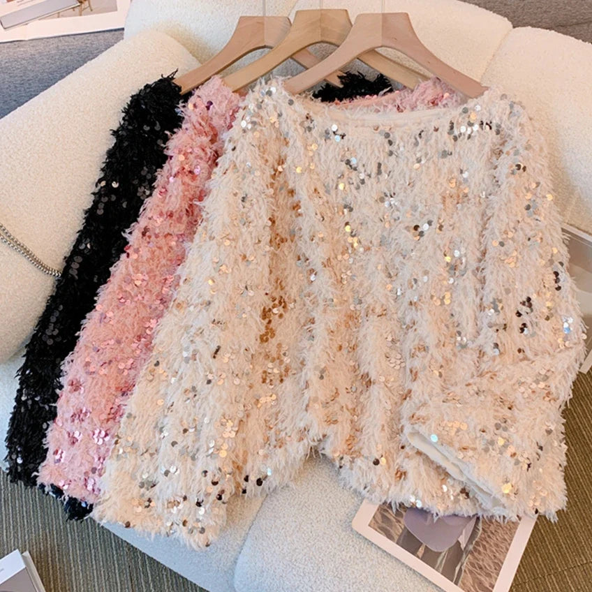 Smilla - Paillettenpullover